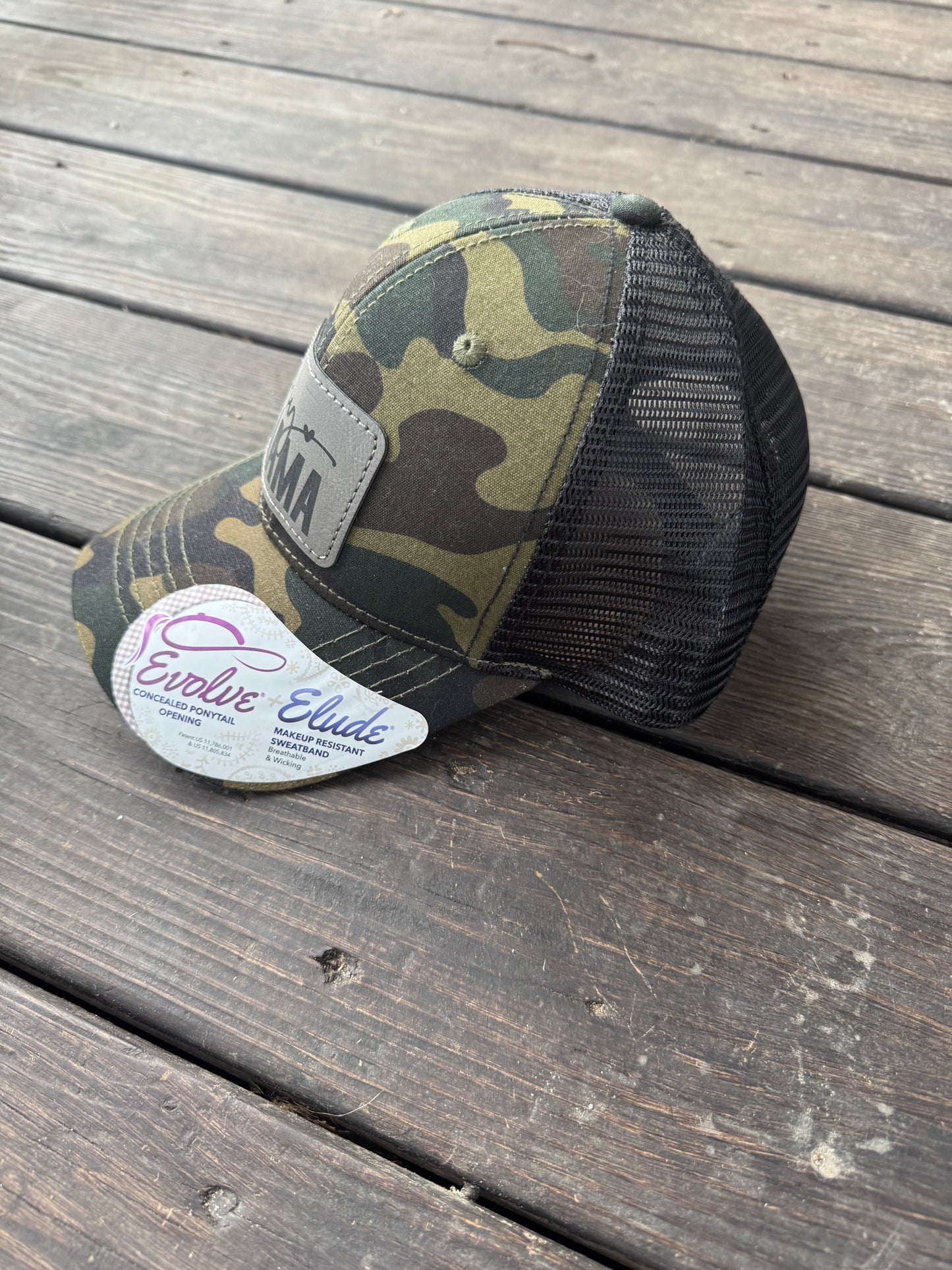 Boy Mama Snapback Ponytail Hat