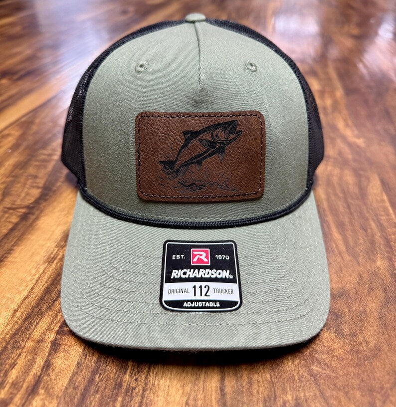 Salmon Fishing Snapback Richardson Hat
