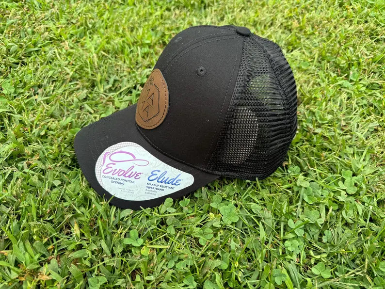 MAMA Leopard Design - Woman's Ponytail Hat