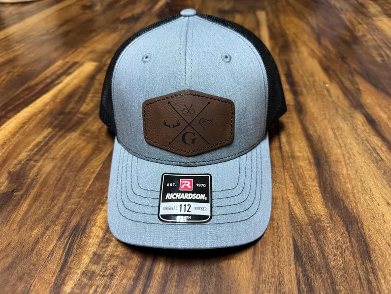 Youth Personalized Initial Hat - Hunting / Fishing / Golf