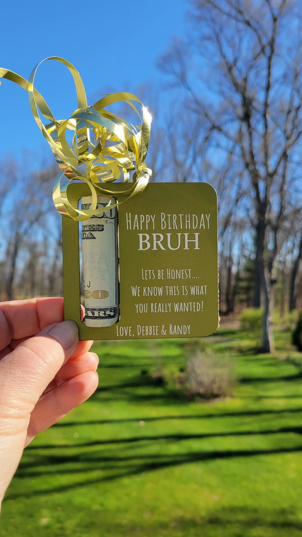 Birthday Money Gift Holder